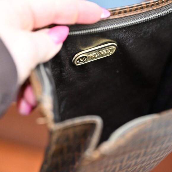 Mario Valentino V Pattern Clutch, Great Condition ! - Picture 4 of 6